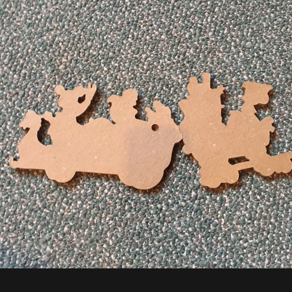 Vintage Nursery Decor DISNEY Wall Train Mickey - Picture 3 of 9